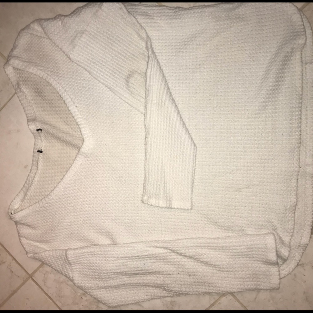 Forever 21 waffle knit top, size L